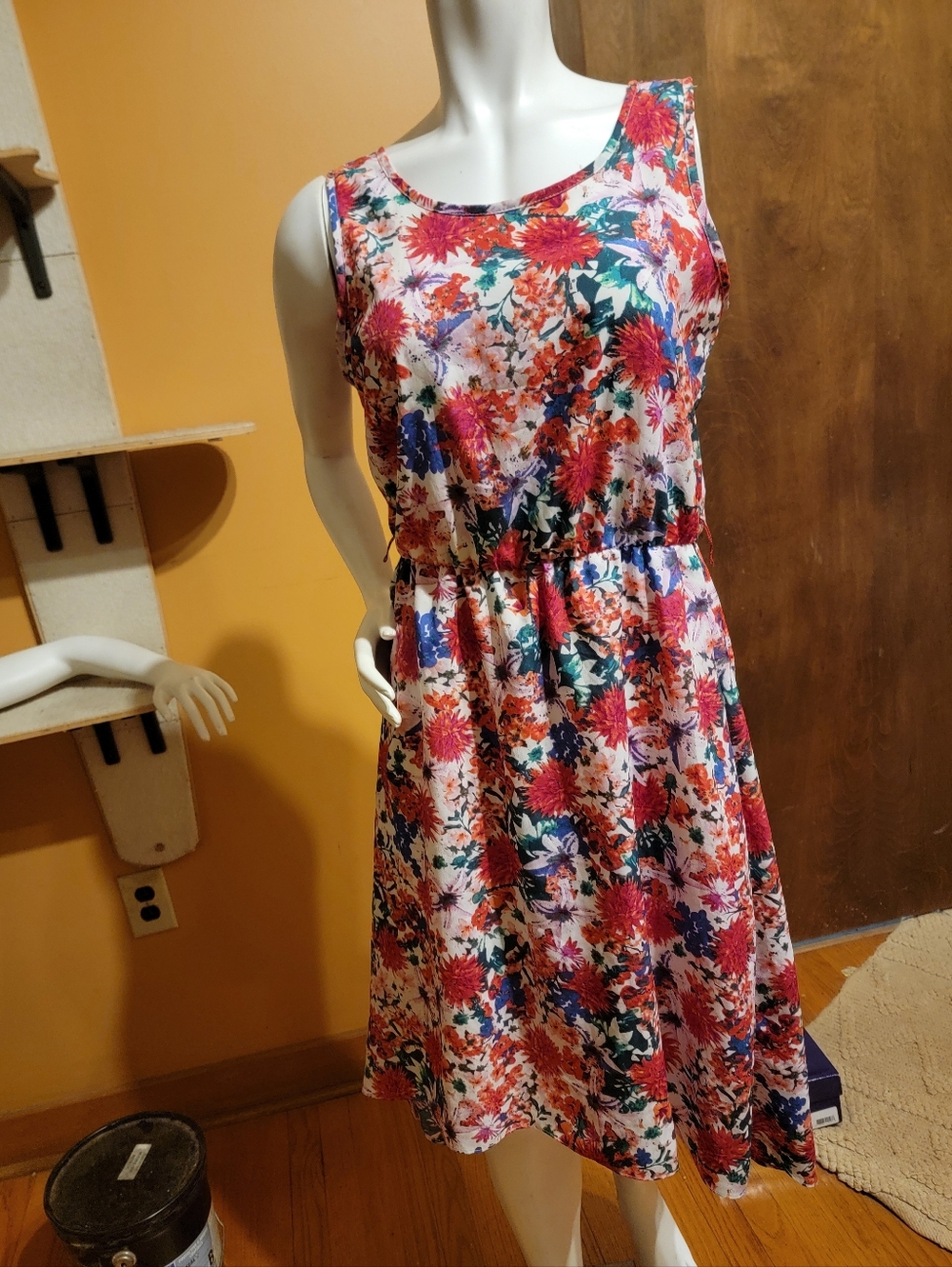 Shelby & Palmer Floral Sundress in Pink, Red, Blue, Green